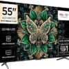 TCL 55C6K 55 inç 4K QD-Mini LED TV - Distribütör Garantili