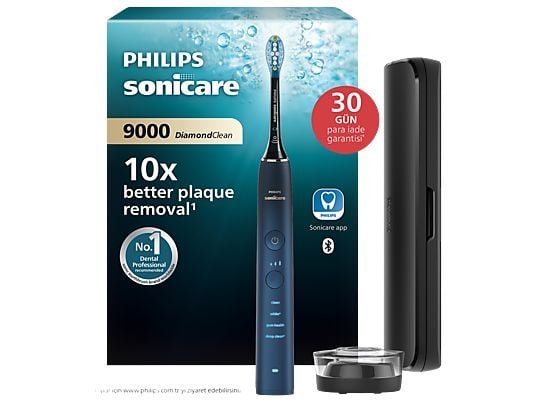 Philips Sonicare Diamond Clean 9000 Şarjlı Diş Fırçası Siyah - Distribütör Garantili