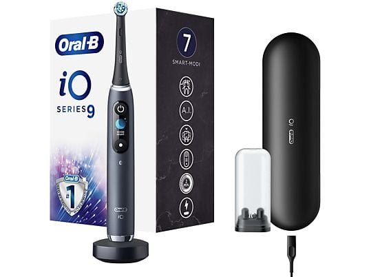 Oral-B iO 9 Şarjlı Diş Fırçası Siyah - Distribütör Garantili