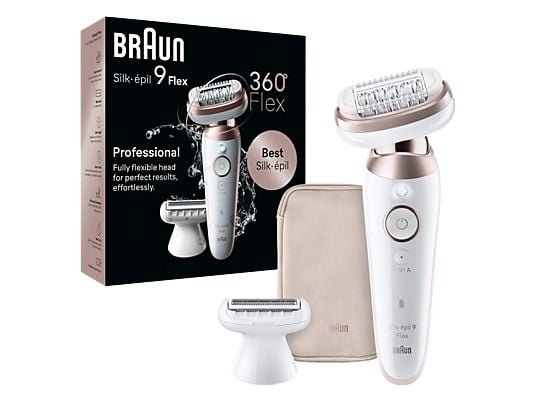 Braun SE 9030 Silk-Épil 9 Flex 3D Islak ve Kuru Epilatör Beyaz - Distribütör Garantili