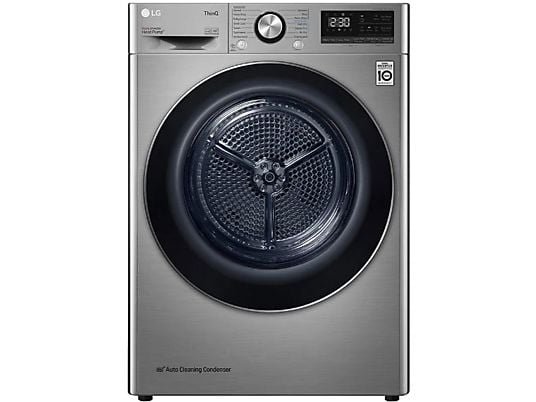LG RH10V9PV2W 10 kg Isı Pompalı Kurutma Makinesi Platin Silver - Distribütör Garantili