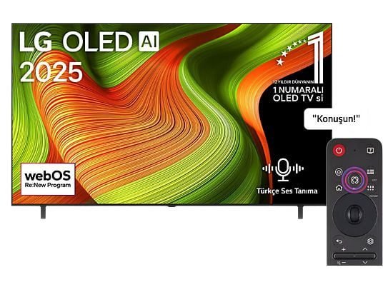 LG OLED65B56 65 inç 4K Smart TV Siyah - Distribütör Garantili
