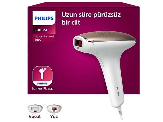 Philips Lumea 7000 Serisi SC1997/00 IPL Tüy Alma Cihazı Beyaz - Distribütör Garantili