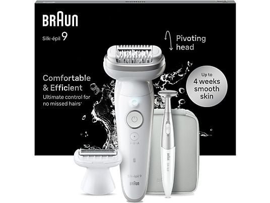 Braun SE 9241 Islak ve Kuru Epilasyon Cihazı Gümüş - Distribütör Garantili